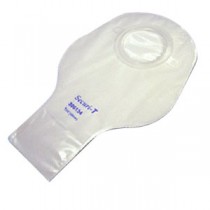 "Securi-T Drain Pouch 6"", 1 3/4"", Transparent"