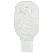 "Securi-T USA 12"" Drainable Pouch Transparent Filter 1 Curved Tail Closure"