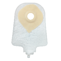 "Securi-T USA 9"" 1-Piece Urinary Pouch Convex Pre-Cut 3/4"" Transparent Flip-Flow Valve (includes 1