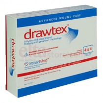 "Drawtex Hydroconductive Dressing with Levafiber, 4"" X 4"""