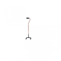 Designer Quad Cane, Floral, Small Base