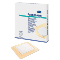 "PermaFoam Comfort Adhesive Standard Island Foam Dressing 8"" x 8"""