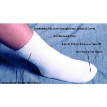Diabetic Oversized Seamless Socks, Medium/Large
