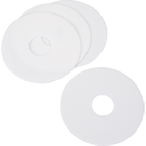 "Plastic Foam Pads, 4"", 1"" Diameter"