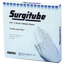 "Surgitube Tubular Gauze Bandage, Size 2 White, 7/8"" x 5 yds. (Large Fingers and Toes)"
