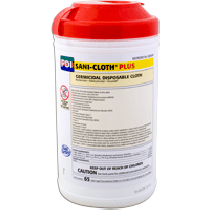 "Sani-cloth Plus Germicidal Disposable Wipes 8"" x 14"" Large"