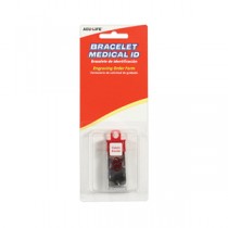 "Acu-Life Medical Warning Men's ID Diabetic Bracelet, Heavy 8-1/2"" Chain"