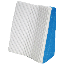 "Dual Position Comfort Bed Wedge, 22"" x 19"" x 12"", White"