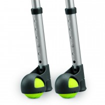 Court-Side Glide Glides, Gray/Yellow
