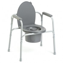 All-In-One Aluminum Commode