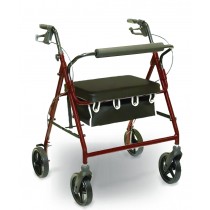 Bariatric Rollator, Marble Burgundy/Black