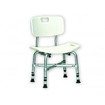"Bariatric Bath Chair with Back 16-1/2"" to 20-1/2"" H x 20"" W x 12"" D Seat Dimension"