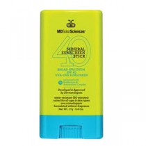 Mineral Sunscreen Stick SPF 40 Broad Spectrum UVA-UVB, .6 oz