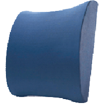 "Super Compressed Lumbar Support Cushion with Elastic Strap, 13-1/2"" x 13"" x 4"" Thickness"
