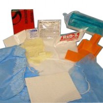 Spill Clean-Up Kit with Mask And Gloves