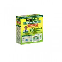 NeilMed Sinus Rinse Hypertonic Packets for Soothing Saline Nasal Rinse (70 Count)