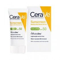 CeraVe Sunscreen for Face SPF 50, 2.5 fl oz.