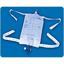 Urinary Leg Bag with Secure Glide Valve Set, Large 800 mL