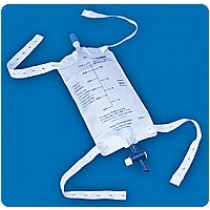 Urinary Leg Bag with Secure Glide Valve Set, Medium 600 mL