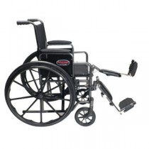 "Advantage Folding Wheelchair with Swingaway Footrest, 18"" x 16"""