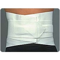 "White, Xl (4-""-42"") Lumbo Supp w/Sngl Tensn Straps"