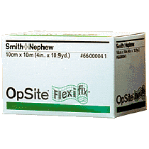 "Opsite Flexifix Transparent Adhesive Film Dressing 4"" x 11 yds."