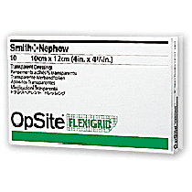 "Opsite Flexifix Transparent Adhesive Film Dressing 4"" x 4-3/4"""