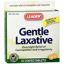 Leader Bisacodyl Gentle Laxative Tablets (25 Count)