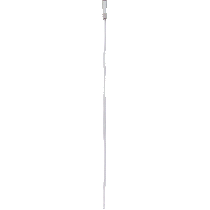"ReliaMed Polished Eye Male Straight Intermittent Catheter with Funnel Connector 12 Fr 16"""