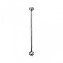 "Knurled Chrome Grab Bar, 24"""