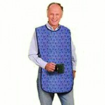 "Mealtime Protector,Cotton,18"" X 36"",Blue Paisley"