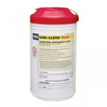 "Sani-cloth Plus Germicidal Disposable Wipes 6"" x 6-3/4"" Large"