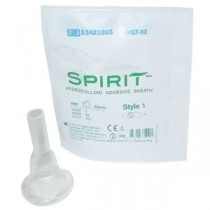 Spirit Style 1 Hydrocolloid Sheath Male External Catheter, Medium 29 mm