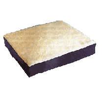 "Gel Wheelchair Cushion with Fleece Top, 16"" x 22"" x 3-1/2"""