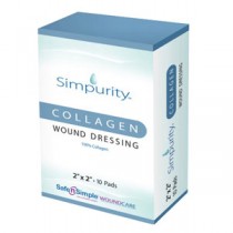"Simpurity Collagen 2"" x 2"" Pad"