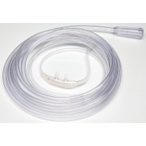 Oxygen Cannula, Pediatric, Clear With 7 Ft Tubing