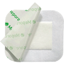 "Mepore Adhesive Absorbent Dressing 2.5"" x 3"""