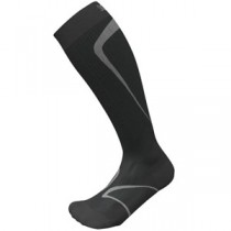 Performance Sock Calf, 20-30 mmHg, Size MM, Closed Toe, Black