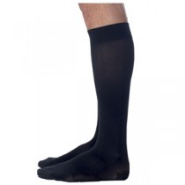 Midtown Microfiber Calf, 20-30 mmHg, Large, Long, Closed, Black