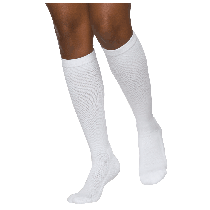 Cushioned Cotton,Calf,20-30,Xlrg,Long,Clsd,White