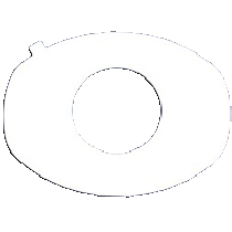 "Universal Adhesive Gasket, 3/4"", 10 Per Package"