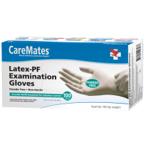 CareMates Vinyl Powder-Free Disposable Examination Gloves, X-Large
