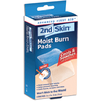 "2nd Skin Moist Burn Pad, Medium 2"" x 3"""