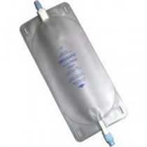 Uro-Safe Vinyl Leg Bag with Thumb Clamp, Large 32 fl oz.