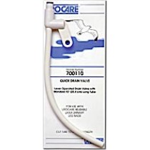 "Urocare Quick Drain Valve, Medium 18"" Tube"