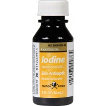2% Iodine Tincture Skin Antiseptic, 1 oz.