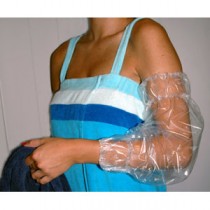 "Protex Showereez IV/PICC Line Mid-Arm Limb Protector 16"" L x 18"" Opening, Clear, Latex-Free"