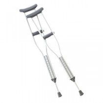 "Youth Crutches, Push Button, Adjustable, 54"" - 62"""