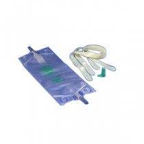 ReliaMed Reusable Left-Port Leg Bag with Twist Valve, Large 32 oz.