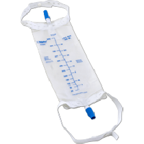 Cardinal Health Standard Leg Bag with Twist Valve, 900 mL